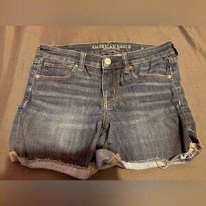 American Eagle Outfitters Dark Gray Jean Shorts